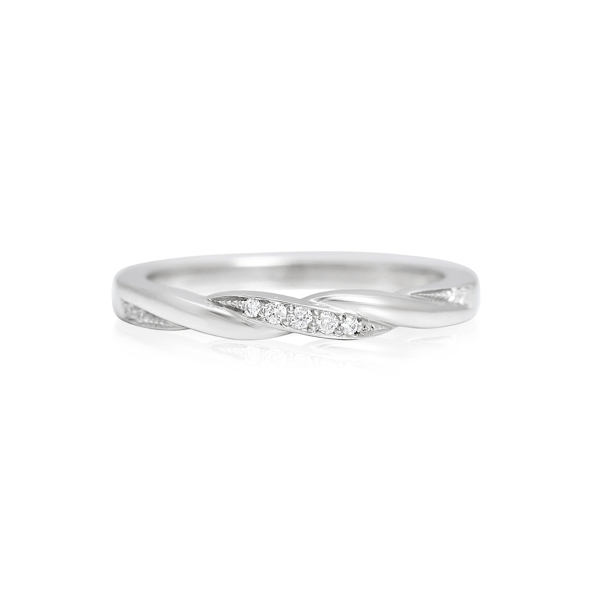 Entwined Diamond Ring