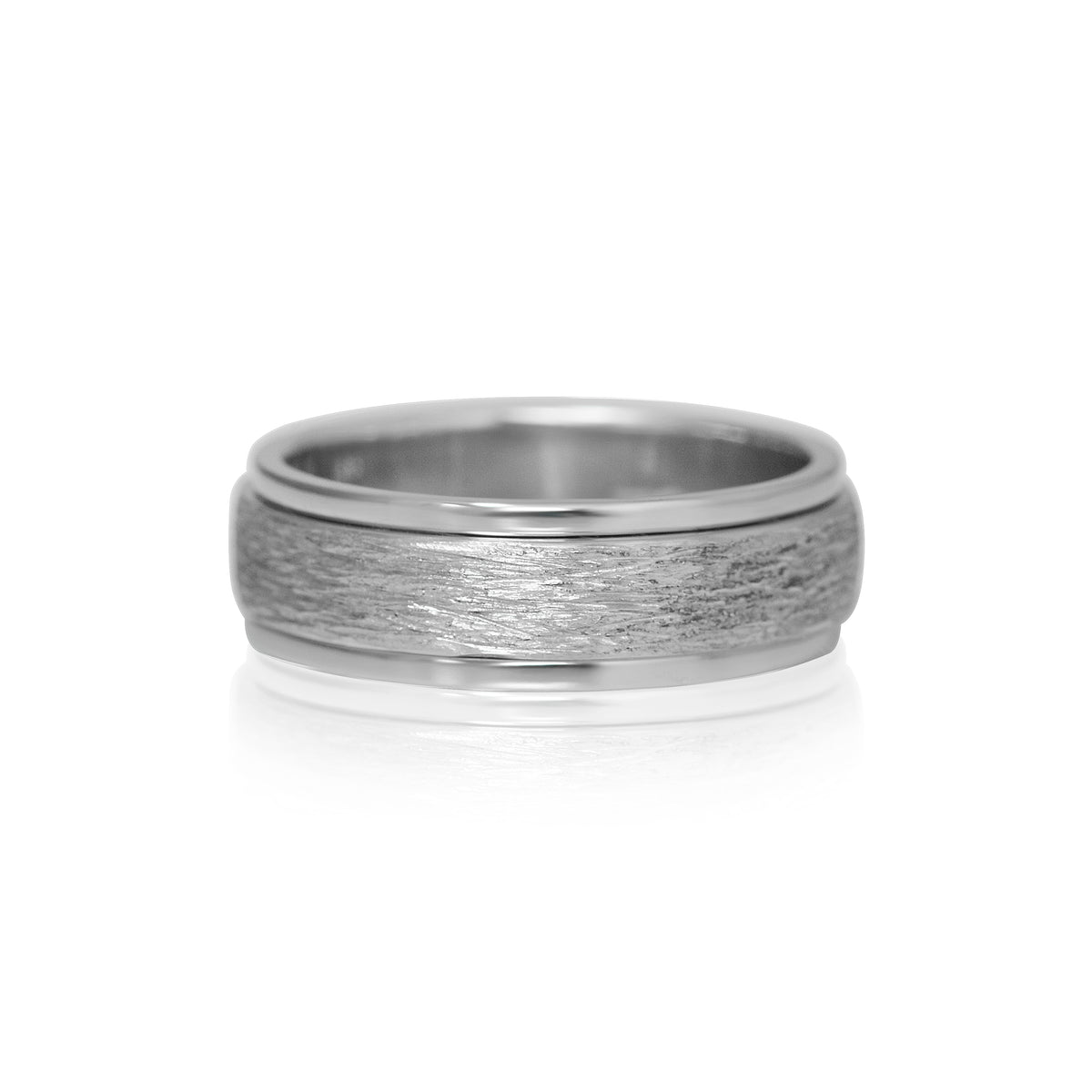 Barked Contrast ring (custom)