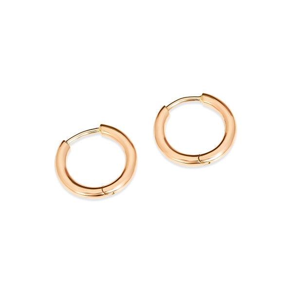 Petite Hoops in 9ct Rose Gold